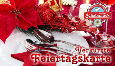 Feierttagskarte
